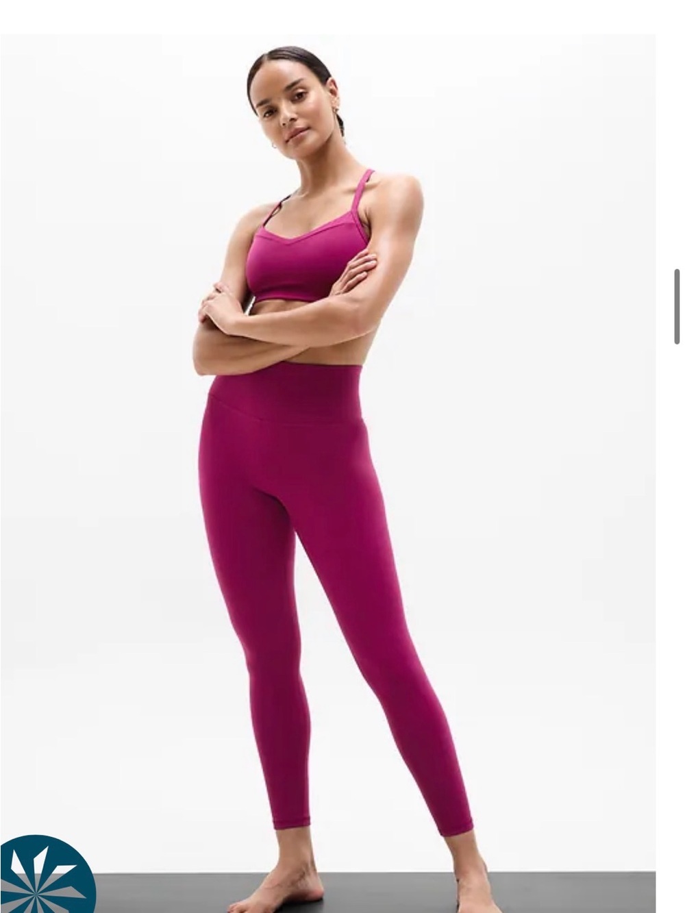 Elation Ultra High Rise 7/8 Legging - Wildberry - Picture 4 of 4